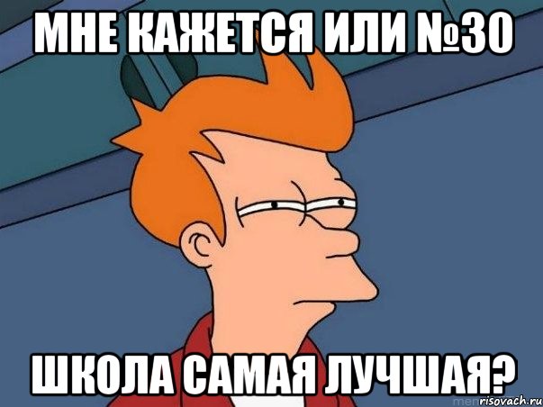 мне кажется или №30 школа самая лучшая?, Мем  Фрай (мне кажется или)