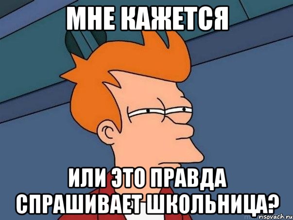 мне кажется или это правда спрашивает школьница?, Мем  Фрай (мне кажется или)