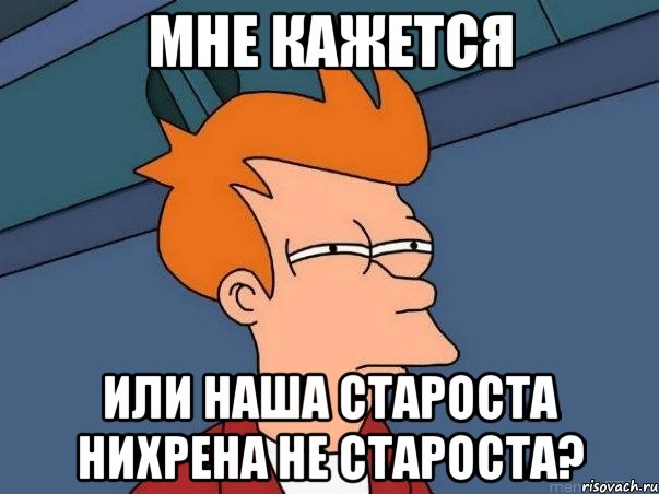 мне кажется или наша староста нихрена не староста?, Мем  Фрай (мне кажется или)