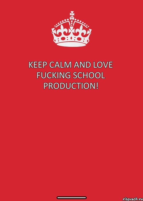 Keep Calm and love Fucking school production!, Комикс Keep Calm 3