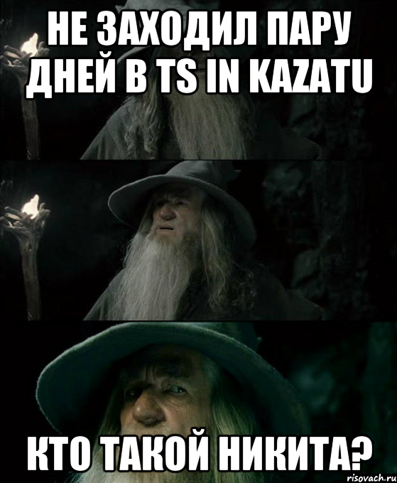 не заходил пару дней в ts in kazatu кто такой никита?, Комикс Гендальф заблудился