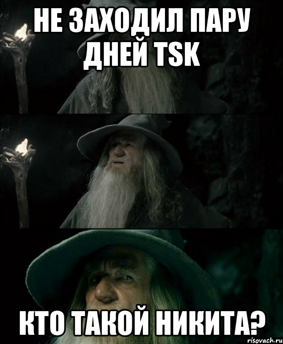 не заходил пару дней tsk кто такой никита?, Комикс Гендальф заблудился