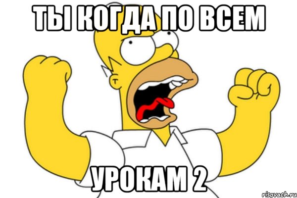 ты когда по всем урокам 2