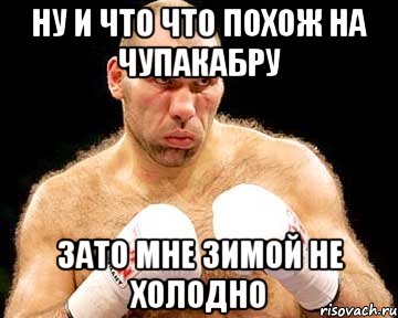 ну и что что похож на чупакабру зато мне зимой не холодно, Мем каменная голова