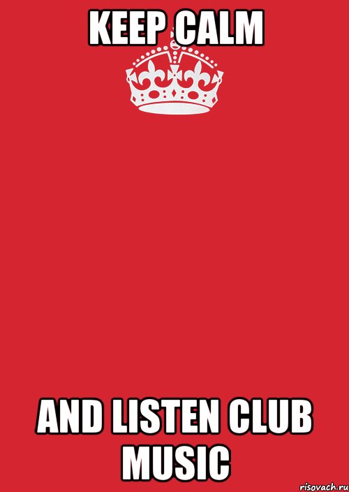 keep calm and listen club music, Комикс Keep Calm 3