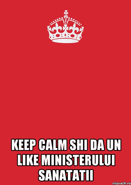  keep calm shi da un like ministerului sanatatii, Комикс Keep Calm 3