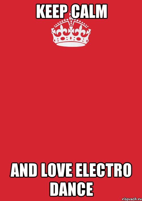 keep calm and love electro dance, Комикс Keep Calm 3