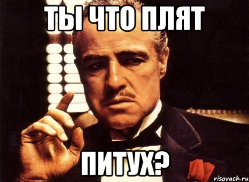 ты что плят питух?, Мем крестный отец