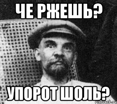 че ржешь? упорот шоль?, Мем   Ленин удивлен