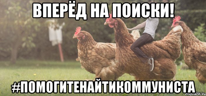 вперёд на поиски! #помогитенайтикоммуниста
