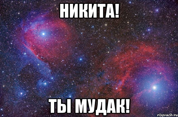 никита! ты мудак!