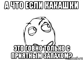 а что если какашки это говно только с приятным запахом?, Мем Мне кажется или