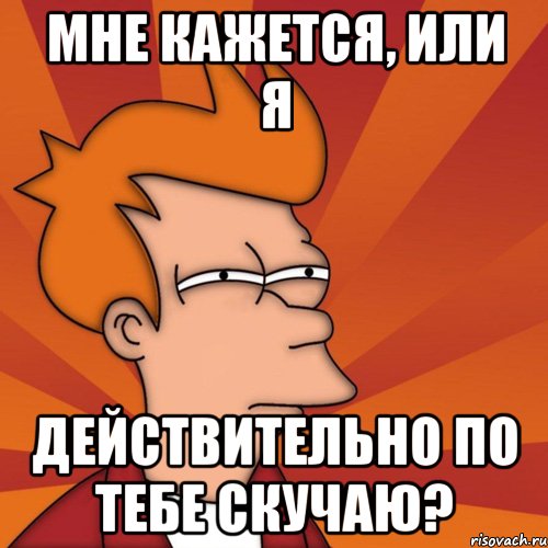 мне кажется, или я действительно по тебе скучаю?, Мем Мне кажется или (Фрай Футурама)