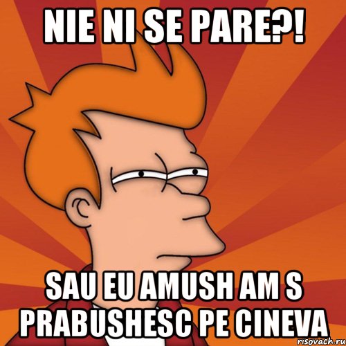 nie ni se pare?! sau eu amush am s prabushesc pe cineva, Мем Мне кажется или (Фрай Футурама)