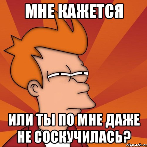 мне кажется или ты по мне даже не соскучилась?, Мем Мне кажется или (Фрай Футурама)