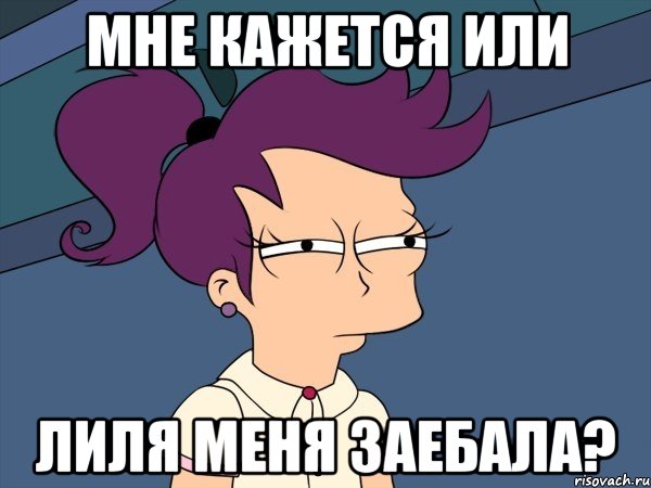 мне кажется или лиля меня заебала?, Мем Мне кажется или (с Лилой)