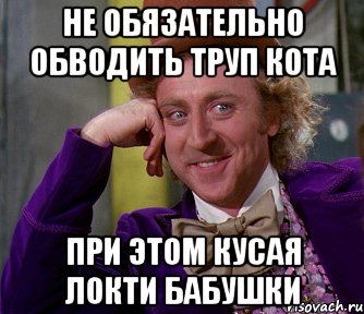 не обязательно обводить труп кота при этом кусая локти бабушки, Мем мое лицо