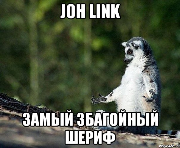 joh link замый збагойный шериф, Мем не узбагоюсь