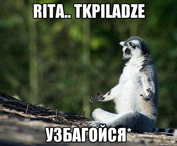 rita.. tkpiladze узбагойся*, Мем не узбагоюсь