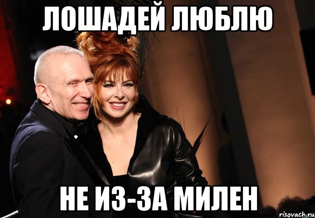 лошадей люблю не из-за милен