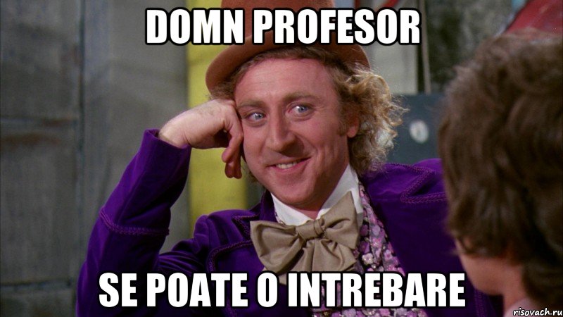 domn profesor se poate o intrebare, Мем Ну давай расскажи (Вилли Вонка)