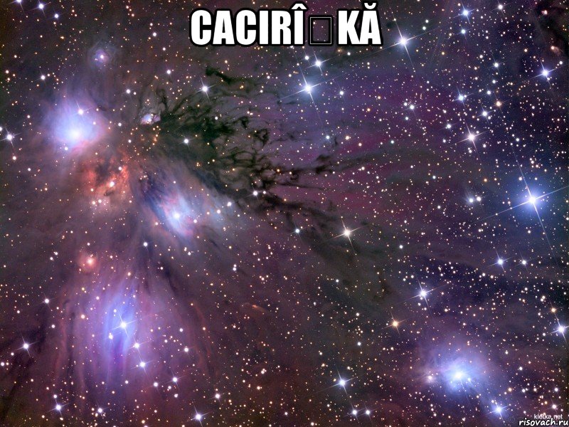 cacirîșkă , Мем Космос