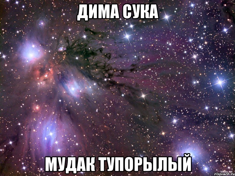 дима сука мудак тупорылый, Мем Космос