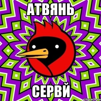 атвянь сервй, Мем Омская птица