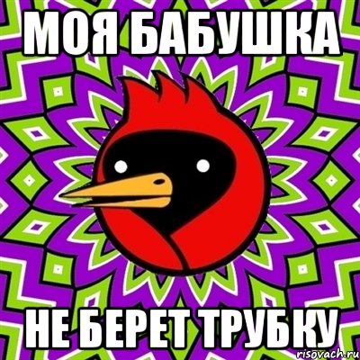 моя бабушка не берет трубку, Мем Омская птица