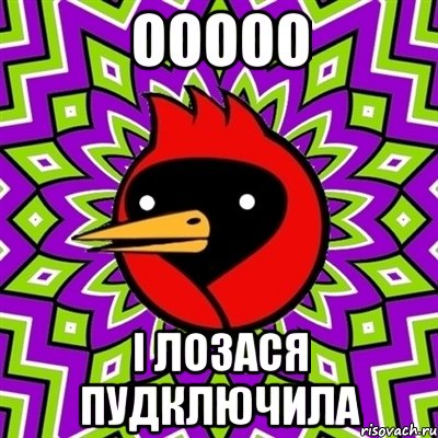 ооооо і лозася пудключила, Мем Омская птица
