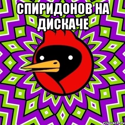 спиридонов на дискаче , Мем Омская птица