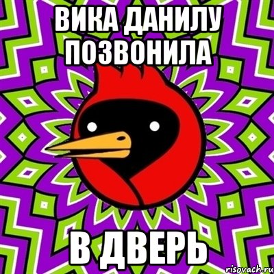 вика данилу позвонила в дверь, Мем Омская птица