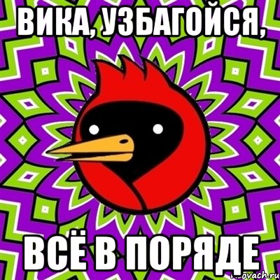 вика, узбагойся, всё в поряде, Мем Омская птица