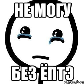 не могу без ёптэ, Мем печаль