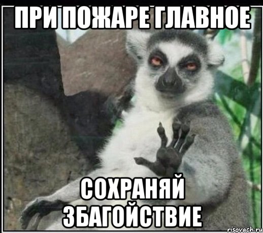 при пожаре главное сохраняй збагойствие, Мем Все будет збагойно