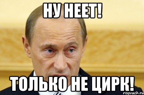 ну неет! только не цирк!, Мем путин