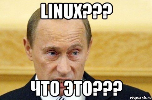 linux??? что это???, Мем путин