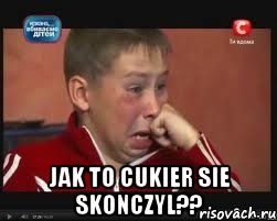  jak to cukier sie skonczyl??