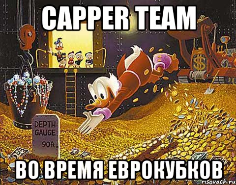 capper team во время еврокубков