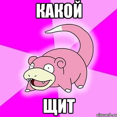 какой щит, Мем слоупок