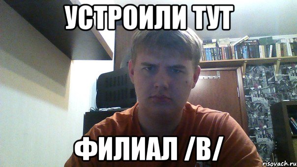 устроили тут филиал /b/