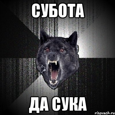 субота да сука, Мем Сумасшедший волк