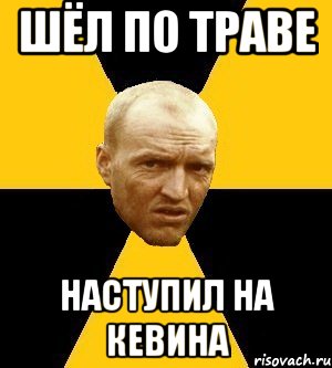 шёл по траве наступил на кевина