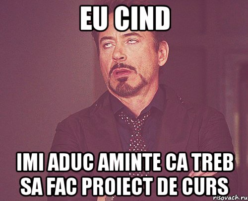 eu cind imi aduc aminte ca treb sa fac proiect de curs, Мем твое выражение лица