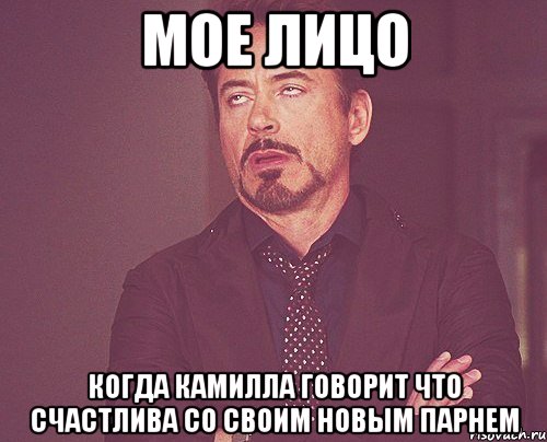 мое лицо когда камилла говорит что счастлива со своим новым парнем, Мем твое выражение лица