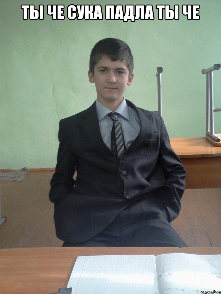 ты че сука падла ты че 