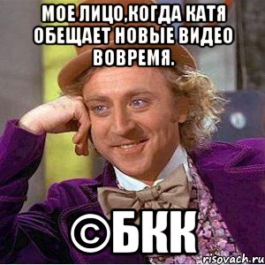 мое лицо,когда катя обещает новые видео вовремя. ©бкк