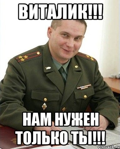 виталик!!! нам нужен только ты!!!, Мем Военком (полковник)