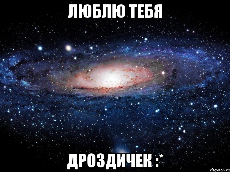 люблю тебя дроздичек :*, Мем Вселенная