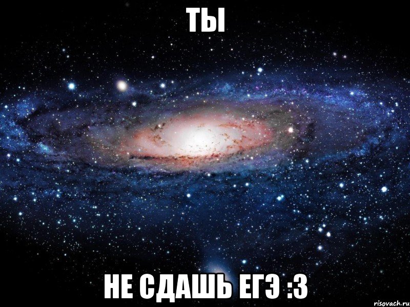 ты не сдашь егэ :3, Мем Вселенная